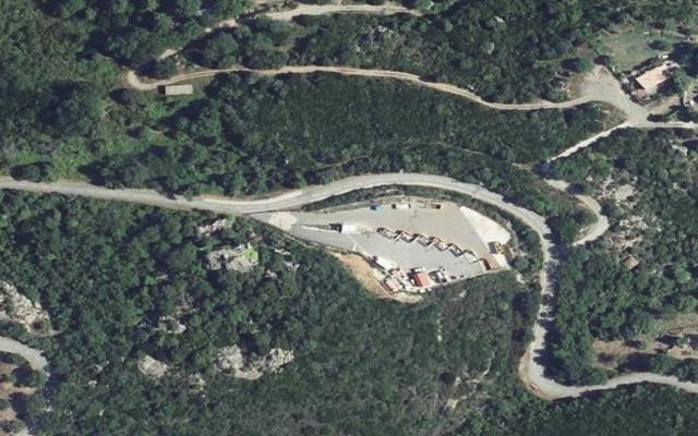 Vue aérienne — Déchetterie Vallecalle