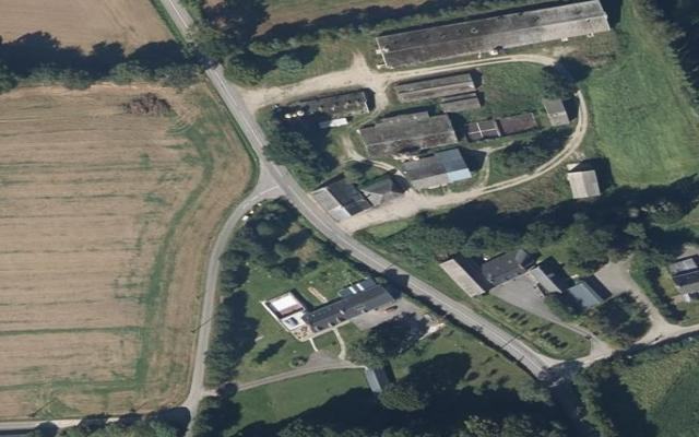 Vue aérienne — Déchetterie de Crédin