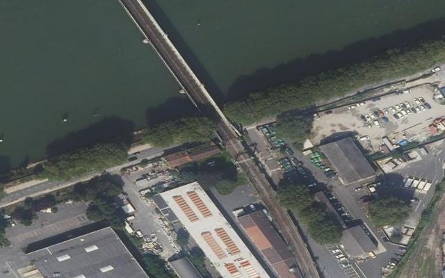Vue aérienne — Déchetterie Saint-Ouen-sur-Seine