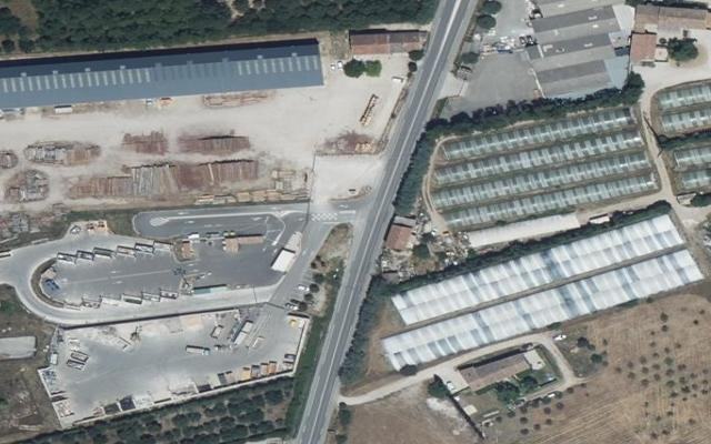 Vue aérienne — Déchetterie Carpentras