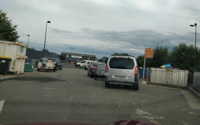 Vue depuis la rue — Déchetterie Envermeu