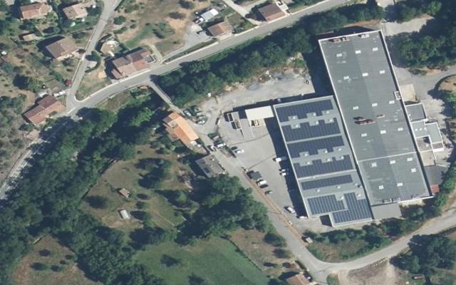 Vue aérienne — MiniDéchetterie Prades