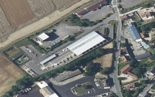 Vue aérienne — Déchetterie Louviers