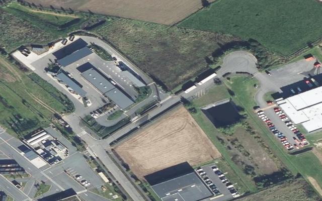 Vue aérienne — Déchetterie Houdain