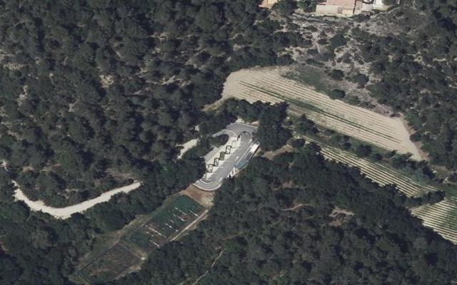 Vue aérienne — Déchetterie de Vauvenargues CT2