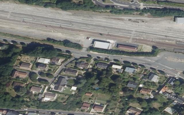 Vue aérienne — Déchetterie Dourdan