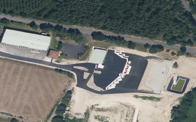 Vue aérienne — Déchetterie de Poullignac