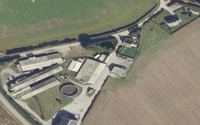 Vue aérienne — Aire de Collecte de Dv La Martyre