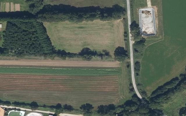 Vue aérienne — Plateforme de Déchets Verts de Berric