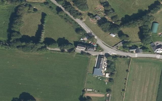 Vue aérienne — Plateforme de Déchets Verts Le Cours