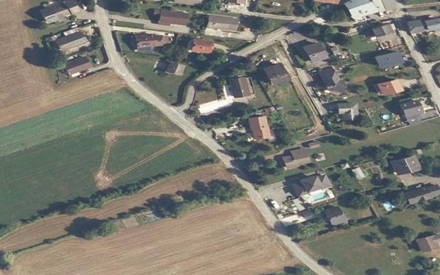 Vue aérienne — Plateforme d'Apports de Déchets Verts Grésy-sur-Is