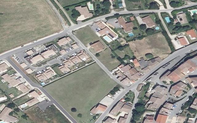 Vue aérienne — Plateforme d'Apports de Déchets Verts Upie