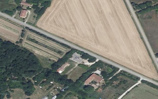 Vue aérienne — Plateforme d'Apports de Déchets Verts Saint-Gervais