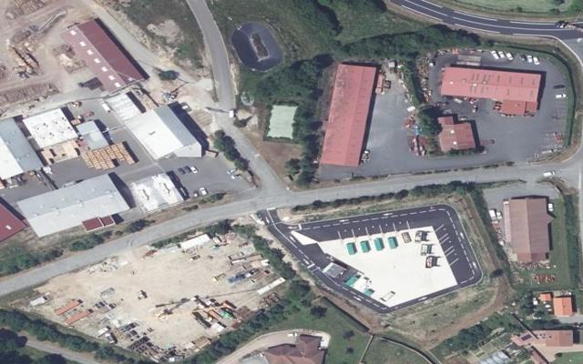 Vue aérienne — Déchetterie Noirétable