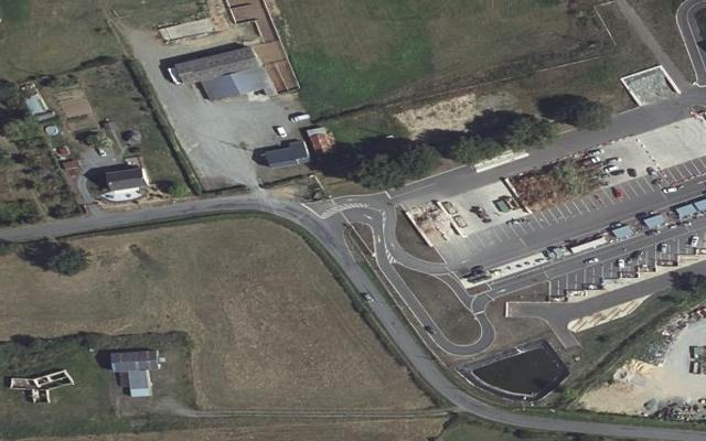 Vue aérienne — Déchetterie de La Flèche