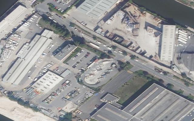 Vue aérienne — Déchetterie Nanterre
