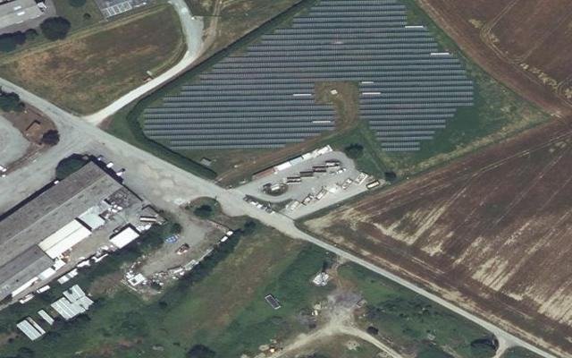 Vue aérienne — Déchetterie de Saint-Martory