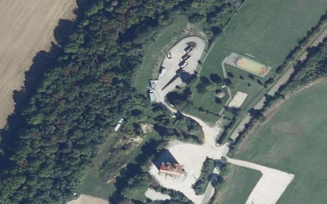 Vue aérienne — Déchetterie de Prenois