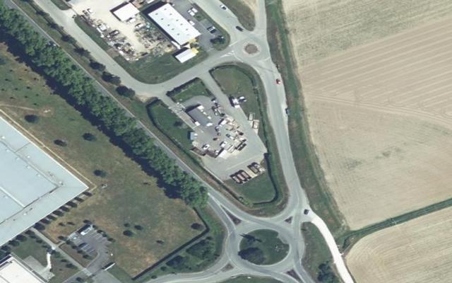 Vue aérienne — Déchetterie de Villemur