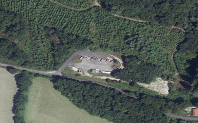 Vue aérienne — Déchetterie de Sousceyrac-Calviac