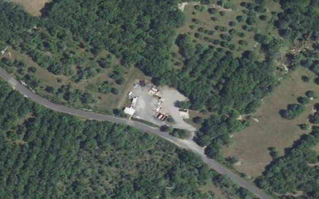 Vue aérienne — Déchetterie de Saint Géry - Berganty