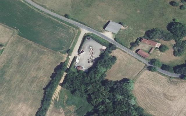 Vue aérienne — Déchetterie de Salviac