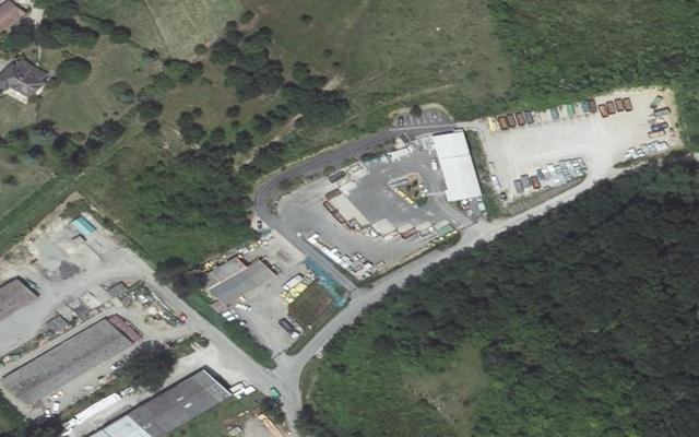 Vue aérienne — Déchetterie/Recyclerie de Lafrançaise