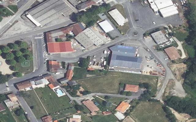 Vue aérienne — Déchetterie de Valence