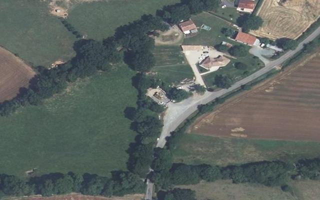 Vue aérienne — Déchetterie de Valderiès