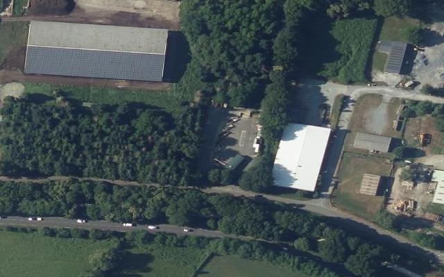 Vue aérienne — Déchetterie de Saint-Amans