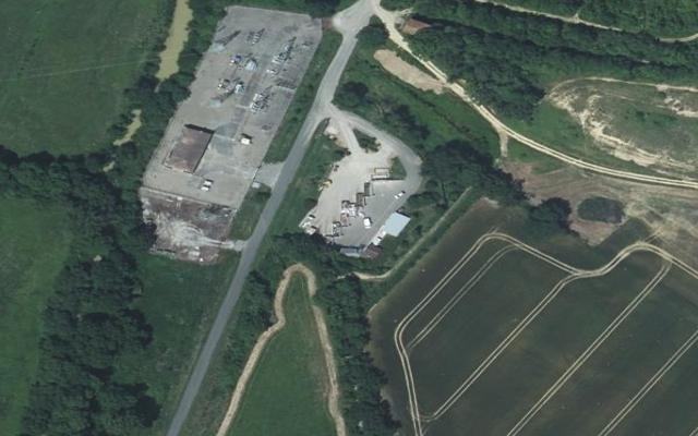 Vue aérienne — Déchetterie de Gimont