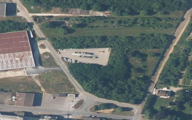 Vue aérienne — Déchetterie de Villeneuve-l'Archevêque