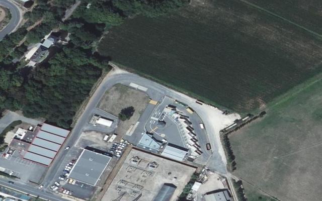 Vue aérienne — Déchetterie de Saint-Côme