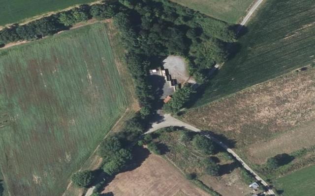 Vue aérienne — Déchetterie de Lussagnet