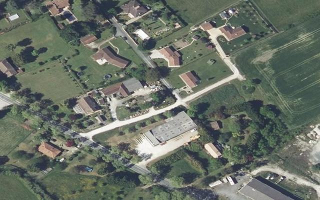 Vue aérienne — Déchetterie d'Issigeac