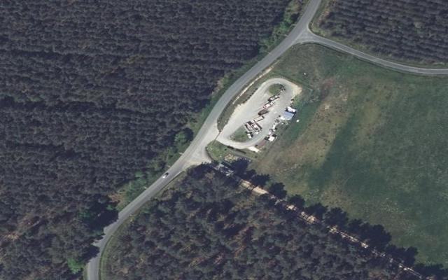 Vue aérienne — Déchetterie de Beleymas