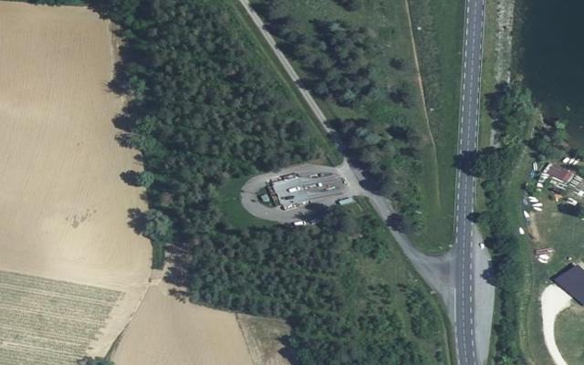 Vue aérienne — Déchetterie de Thoux