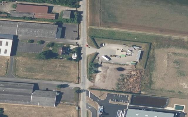 Vue aérienne — Déchetterie de Brienon-sur-Armançon