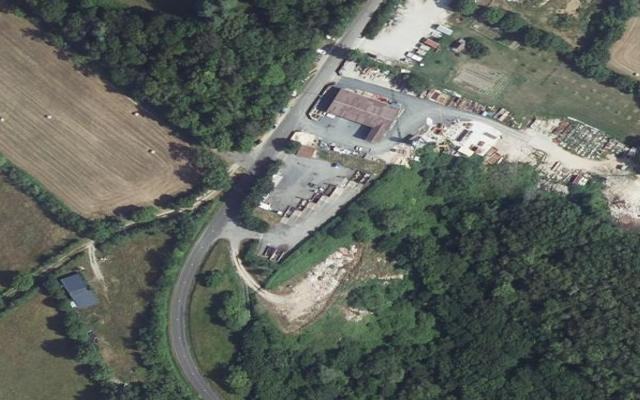 Vue aérienne — Déchetterie de Labastide-Murat