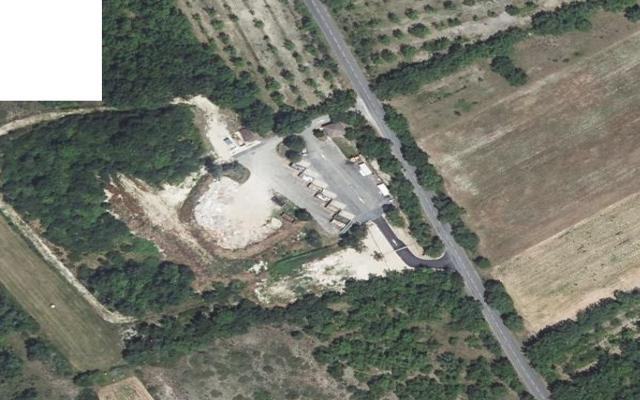Vue aérienne — Déchetterie de Lalbenque