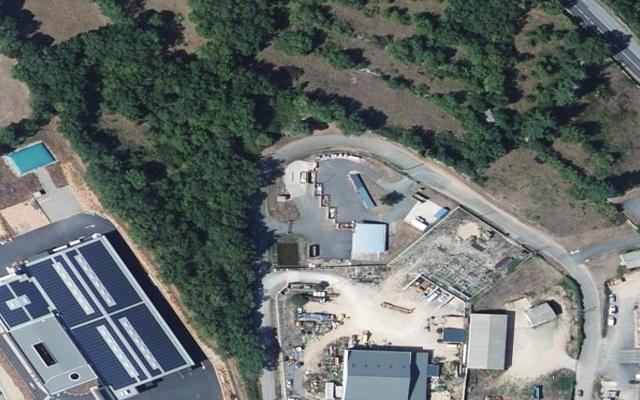 Vue aérienne — Déchetterie de Villeneuve