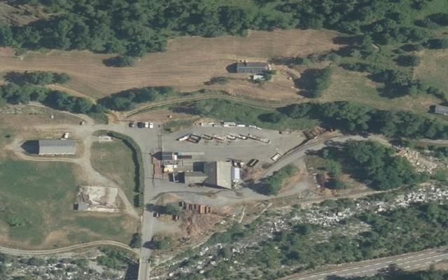 Vue aérienne — Déchetterie du Pays Toy