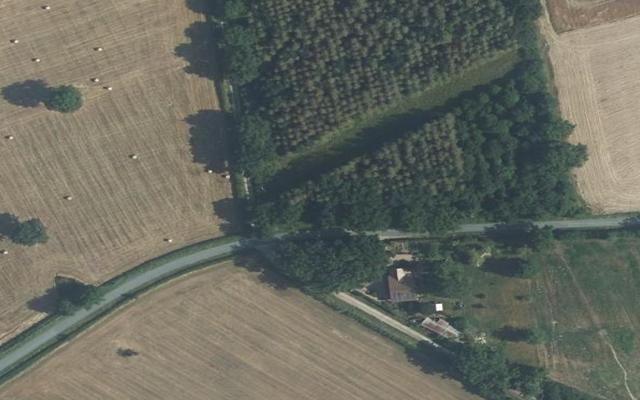 Vue aérienne — Déchetterie de Cosne-d'Allier