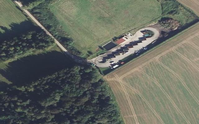 Vue aérienne — Déchetterie d'Ergny