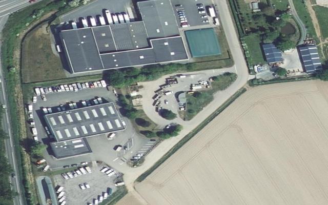 Vue aérienne — Déchetterie de Steenvoorde