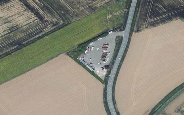 Vue aérienne — Déchetterie de Merville