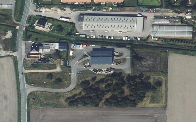 Vue aérienne — Déchetterie d'Oye-Plage