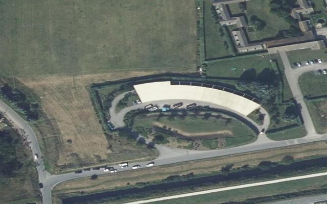 Vue aérienne — Déchetterie Monod (Calais Est)