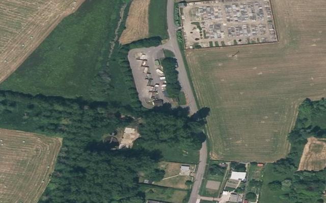 Vue aérienne — Déchetterie de Champcevrais