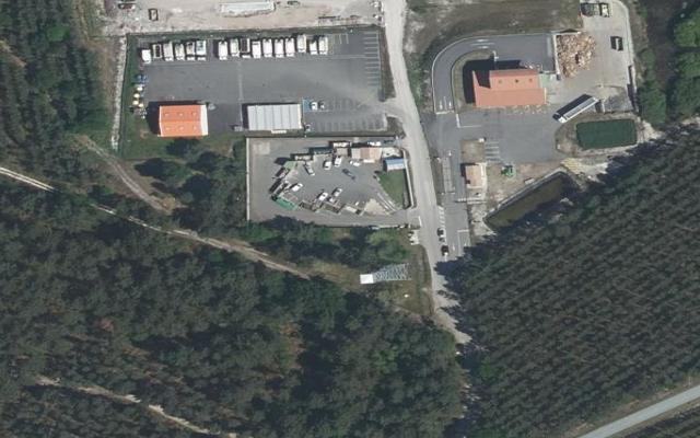 Vue aérienne — Déchetterie de Mios